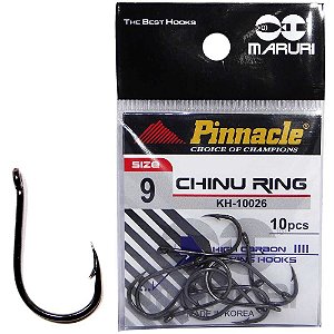 Anzol Pinnacle Chinu Ring mini Black - N9 c/ 10