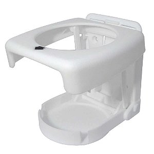 Porta copos Clipper dobrável Branco, ideal para sua embarcação UN4785