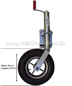 Pedestal carreta Famit P2 reforçado escamoteável (macaco)