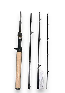 Vara Intergreen Adventure 4 partes ADC60MH-4  cabo cortiça  12-25lb 1,83m carretilha