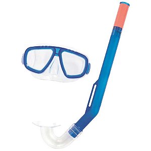 Kit Snorkel + Mascara infantil Fundive azul 127810-AZ