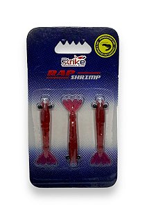 Isca Rap Shrimp P - 6cm Red Black & Red Flake