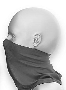 Brezee Buff Mar Negro Faceprotection cinza escuro poliamida premium