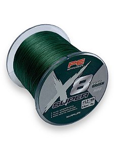 Linha Maruri Multi X8 Super Verde  8X 0,18mm 500m 18lb 8kg