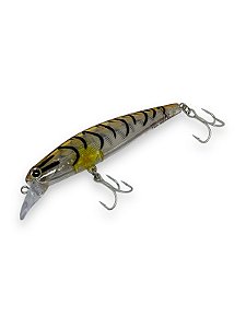 Isca artificial Yara Top Minnow 7,5cm 7,8gr cor 58 Tigrada Transparente 1958