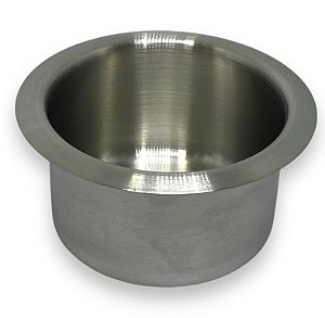 Porta copos inox de embutir
