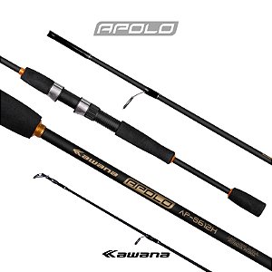 Vara Kawana Apolo AP-S612H 1,86m 40lb 2 partes - molinete