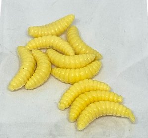 Larva artificial bichinho da laranja 2 cm c/ 10 un.