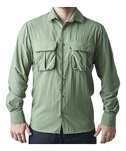 Camisa Mar Negro Classic Pro Musgo G1 30196