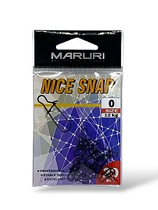Snap Maruri Nice Preto N. 0 - 12kg c/ 10