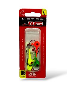 Isca Maruri Jig Metal 20740 7 g 4/0 c/ 6 unidades