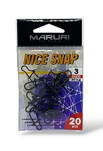 Snap Maruri Nice Preto N. 3 - 30kg c/ 10