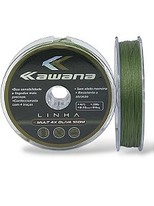 Linha multifilamento Kawana 4X 0,20mm 100m