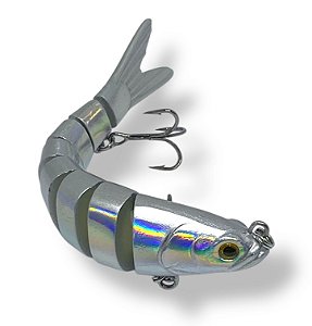 Isca articulada 8 segmento 23g Cromada