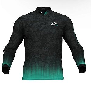 Camiseta de Pesca Presa Viva Tucunaré Azul 08 - XG