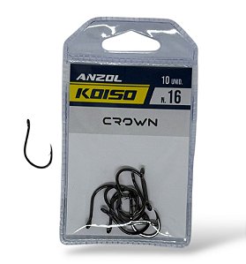 Anzol Crow Koiso Black 16 c/ 20 un.