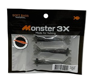 Isca Soft M3X camarões ULTRA SOFT 7,5CM - FOREST 3UN