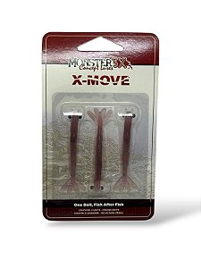 Isca Soft camarões X-MOVE 7CM - BEET 3UN