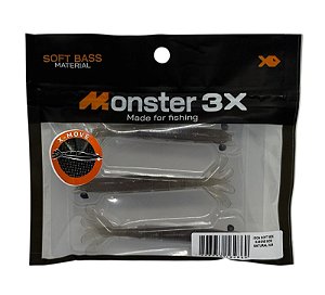 Isca Soft M3X camarões X-MOVE 9CM - NATURAL 3UN