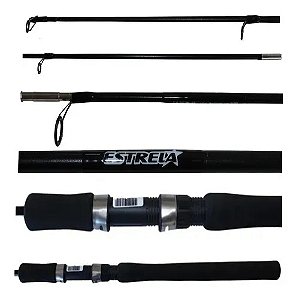 Vara Marine Sports Estrela EJF-S562MH 20-35 lb 1,68m 2 partes p/ molinete cores sortidas