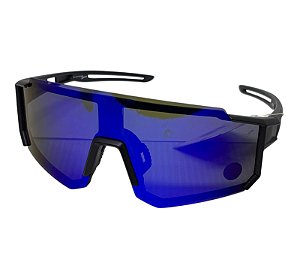 Óculos Polarizado Black Bird Pro Fishing 9927P preto lente azul