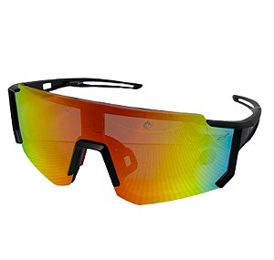 Óculos Polarizado Black Bird Pro Fishing 9927P preto lente vermelha
