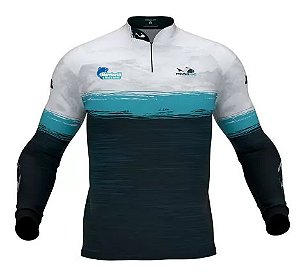 Camiseta de Pesca Presa Viva Dry Flex Martinelli XXG branca