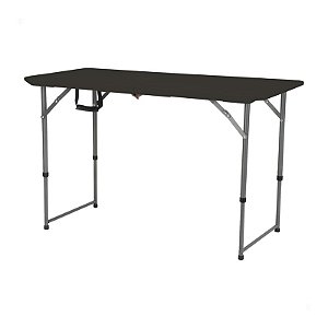 Mesa Dobrável Camper 120 Cm Preta Kala