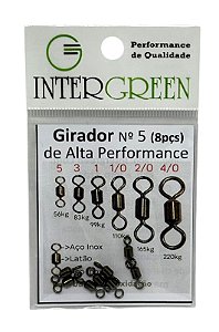 Girador Black Intergreen 5 (8pçs) Alta performance