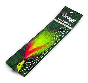 Isca artificial Norin Jig Amazônico  14g anzol 6/0 simples cabeça verde