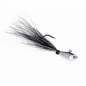 Isca artificial Marine Sports Streamer Jig JH 15g Cor  02-BW