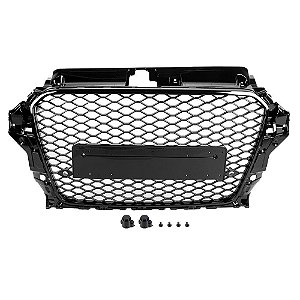 Grade Dianteira Colmeia Audi A3 S3 Modelo RS3 2013 A 2016 - Sem Logo/Lisa