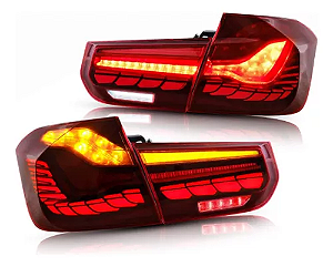 Lanterna Traseira Full LED BMW Serie 3 F30 2013 até 2018 Modelo CS