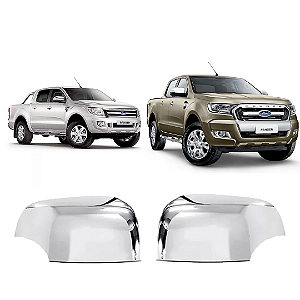 Capa Retrovisor Cromada Ford Ranger Todas