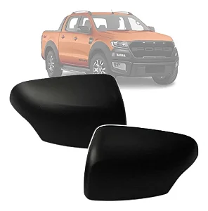 Capa de Retrovisor Ranger T6/7/8 PRETO FOSCO (2012/2023)