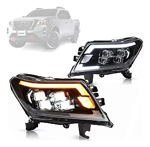 Farol Nissan Frontier D23 PRO 4X Full LED (2016+)