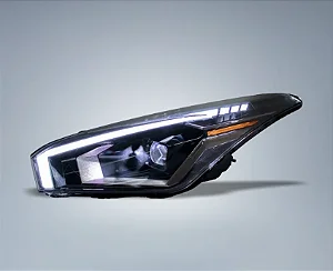 Farol Hyundai HB20 1 GER Platinum Cromado (2012-2018)