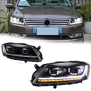 Farol Volkswagen Passat B7 Full LED Estilo 2019 (2011-2015)