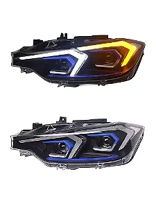 Farol BMW Serie 3 HID F30 Estilo G20 V3 Full LED (2016-2018)