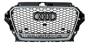 Grade Colmeia A3 8V Estilo RS3 Chrome Quattro (2013-2016)