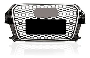 Grade Colmeia Q3 8U Estilo RSQ3 Chrome (2013-2015)
