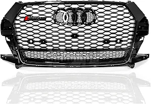Grade Colmeia Q3 8U Estilo RSQ3 Quattro Black Piano (2016-2019)