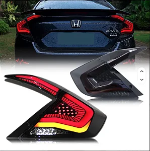 Lanterna Honda Civic G10 Smoke Full Led (2016-2021)