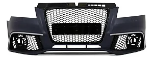 Para-choque Audi A3 Hatch 8P Estilo RS3 S/ Emblema C/ Furo Milha (2009-2012)