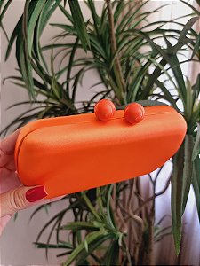 Clutch Cetim Laranja