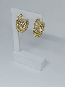Brinco argola vazada