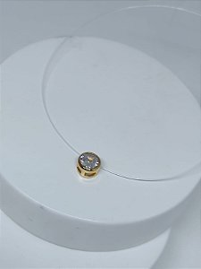Colar Fio Nylon Ponto de Luz