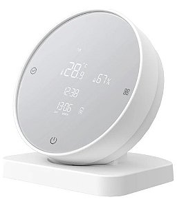 Sensor Temperatura Umidade Wifi Tuya Smart Alexa Bateria