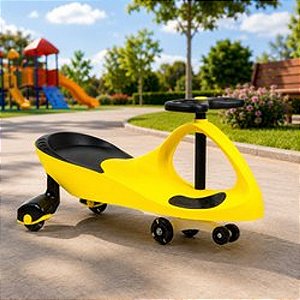 Carrinho de Rolimã Infantil Super Car - Amarela