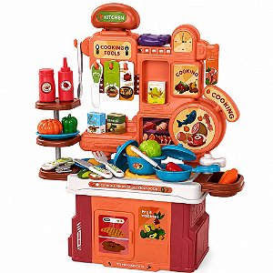 Kit Cozinha Infantil Completa com Acessórios 46 Peças